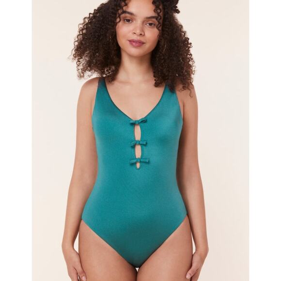 Andie Swim The Mana One Piece in Ceramic Teal M - Picture 1 of 6
